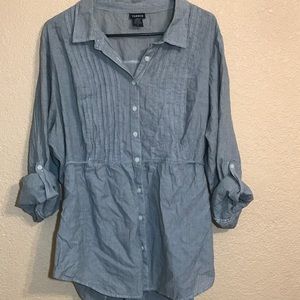 torrid 2x stripped tunic top